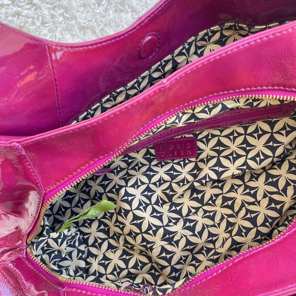 Sigrid Olsen | Hot Pink Patent Leather Hobo - Picture 9 of 9